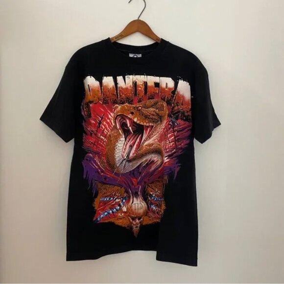 vintage Other - vintage 1998 pantera snake tshirt size medium